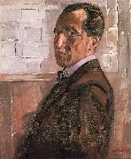 Piet Mondrian Self Portrait oil